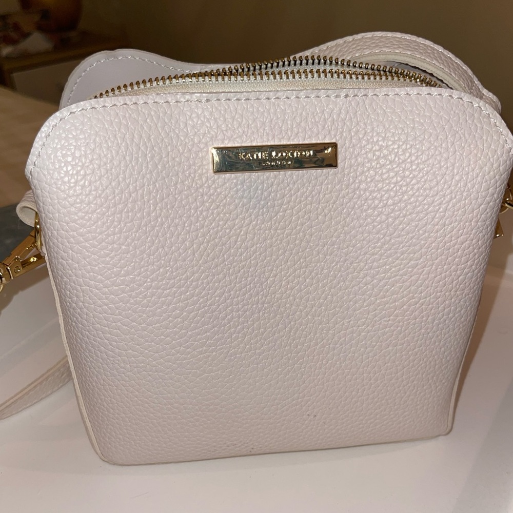 Katie Loxton white purse
